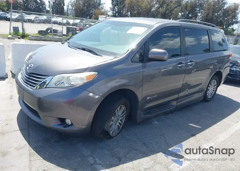 2014 Toyota Sienna Xle V6 8 Passenger from USA, damaged, VIN 5TDYK3DC8ES450681